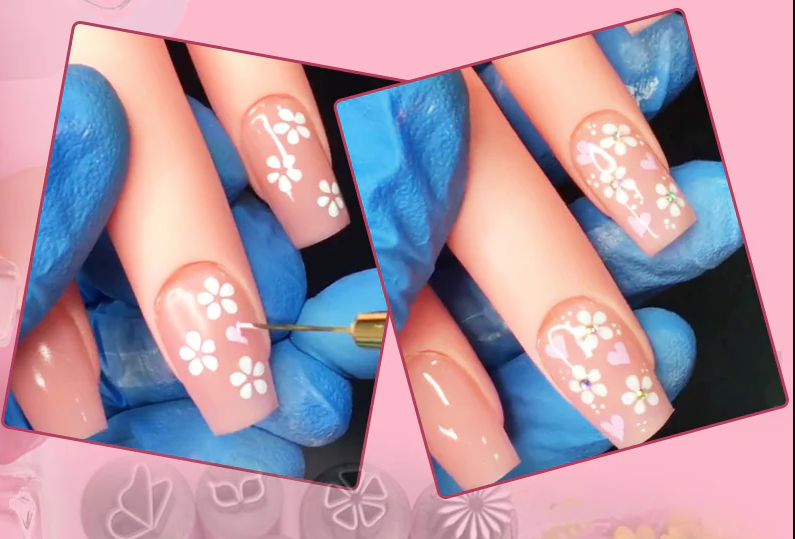 Caneta para carimbo de nail art (Embalagem de 10 unidades)