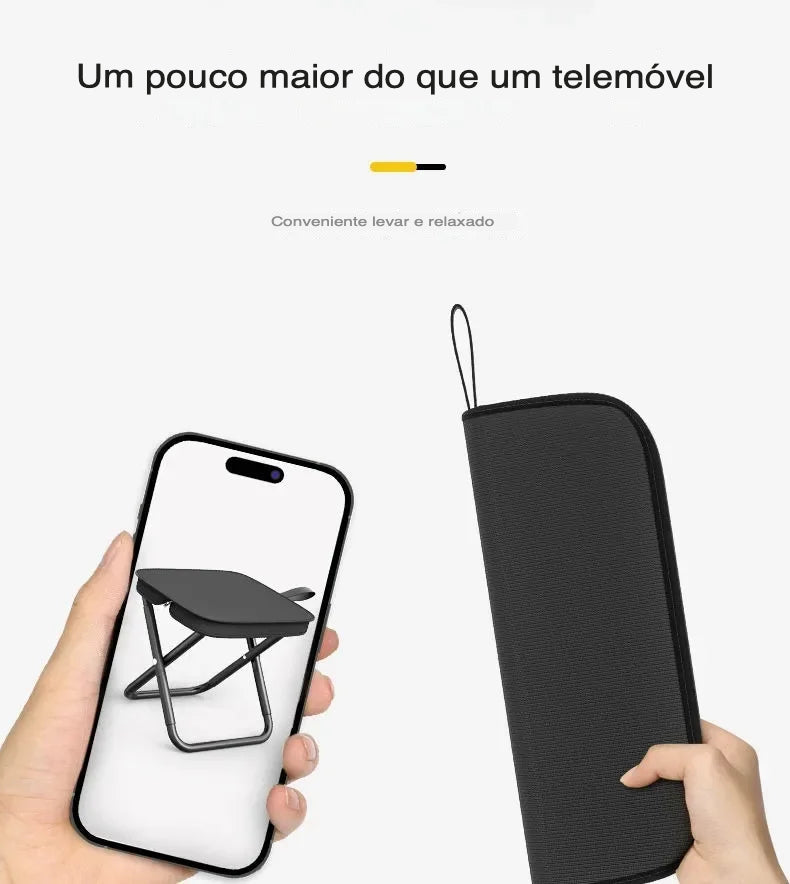 Cadeira dobrável portátil ultraleve